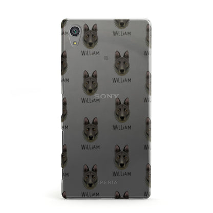 Dutch Shepherd Icon with Name Sony Xperia Case