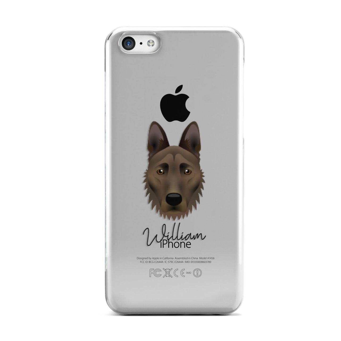 Dutch Shepherd Personalised Apple iPhone 5c Case