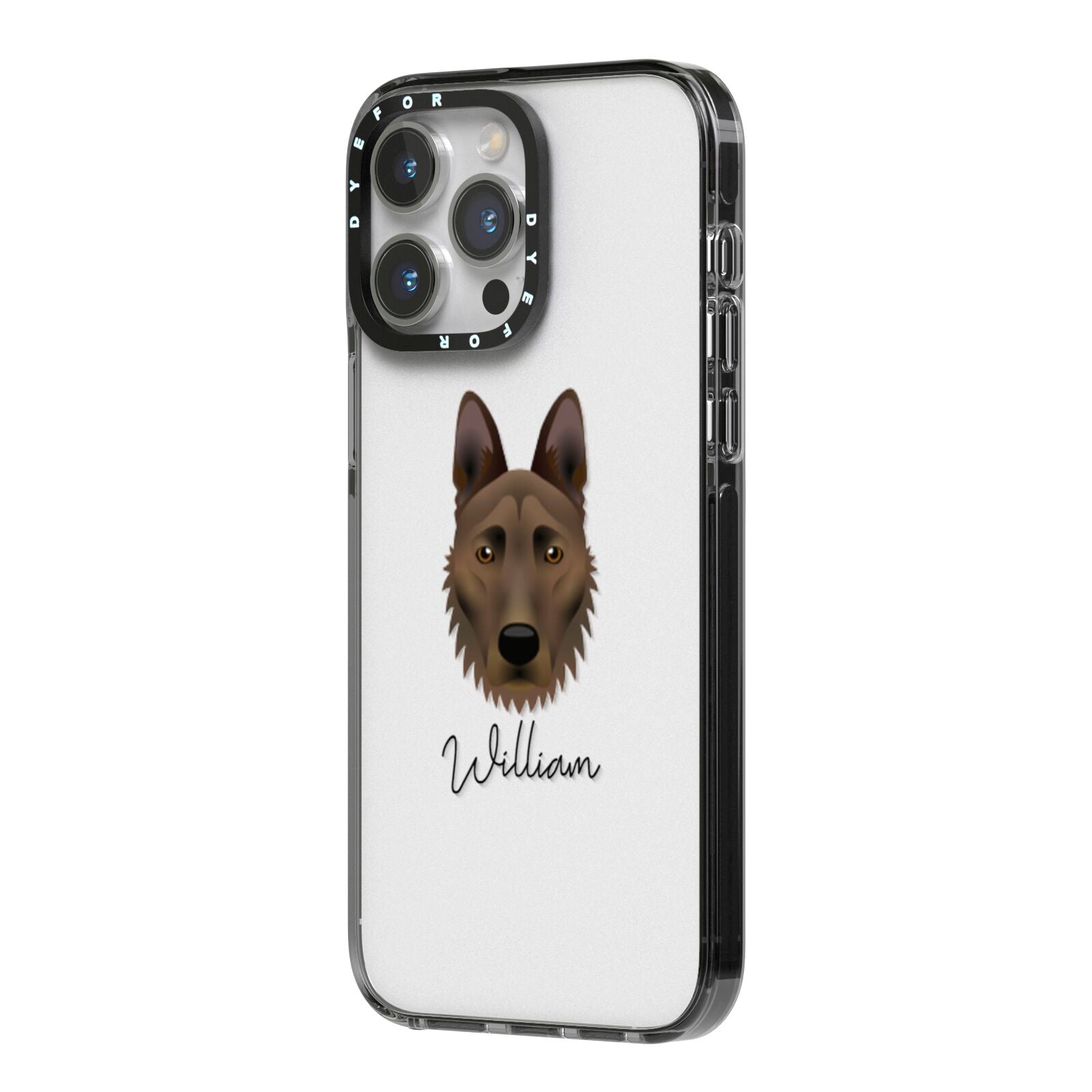 Dutch Shepherd Personalised iPhone Case Dyefor