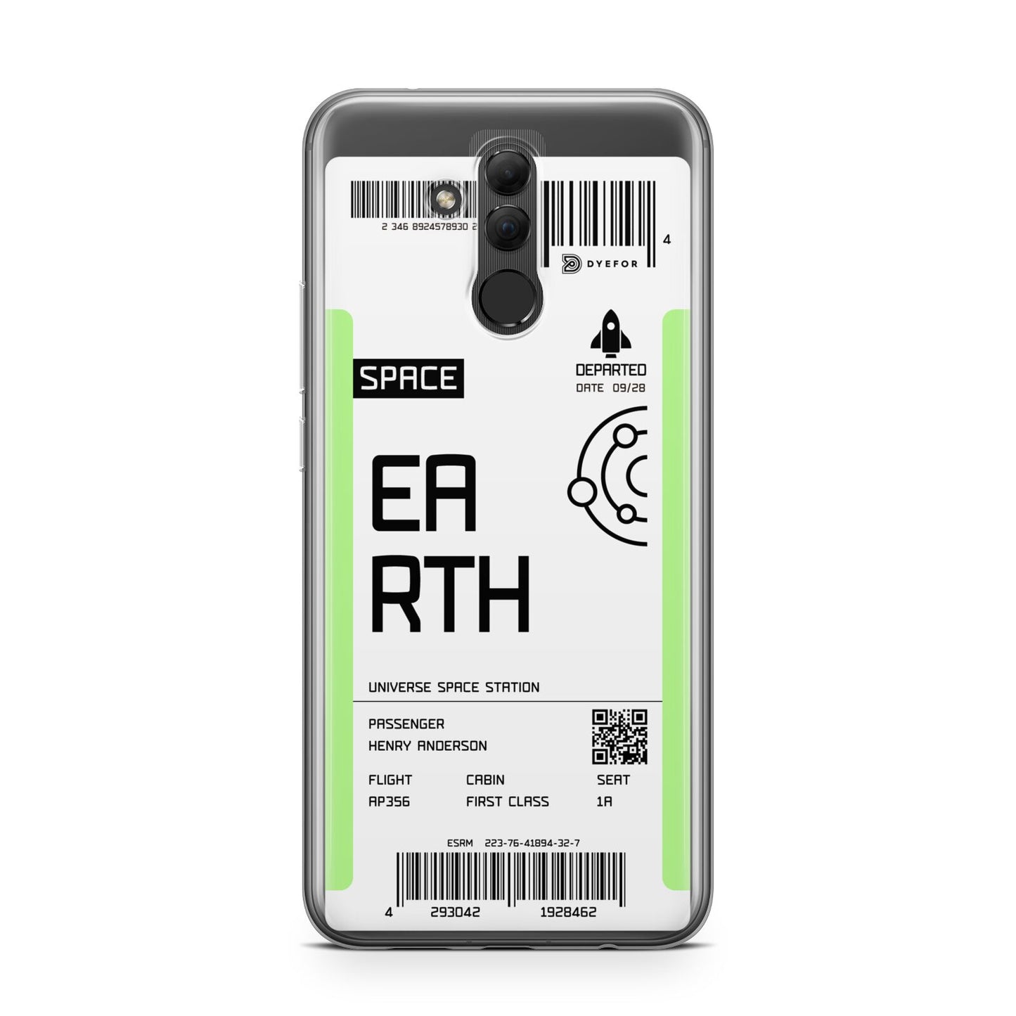 Earth Boarding Pass Huawei Mate 20 Lite