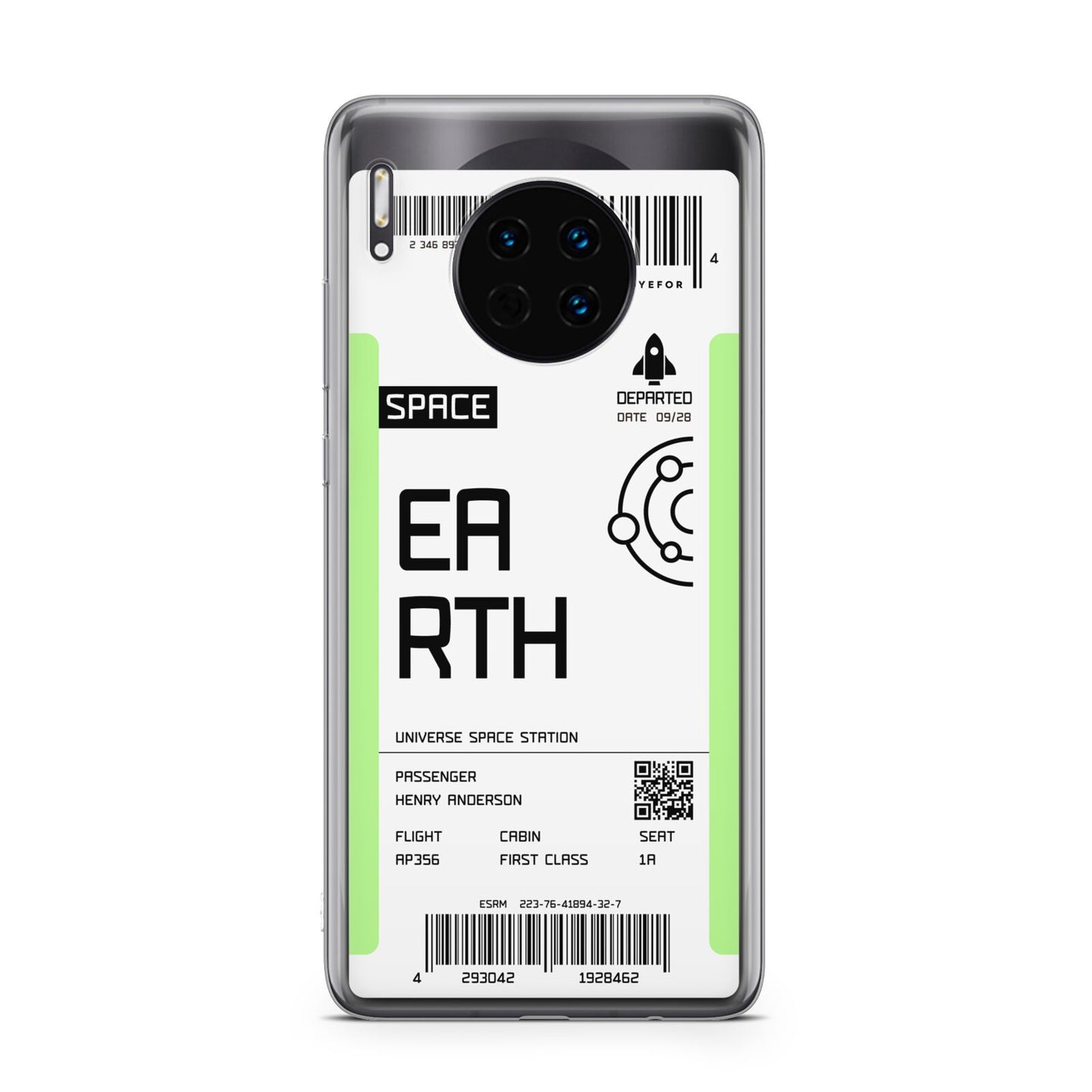 Earth Boarding Pass Huawei Mate 30