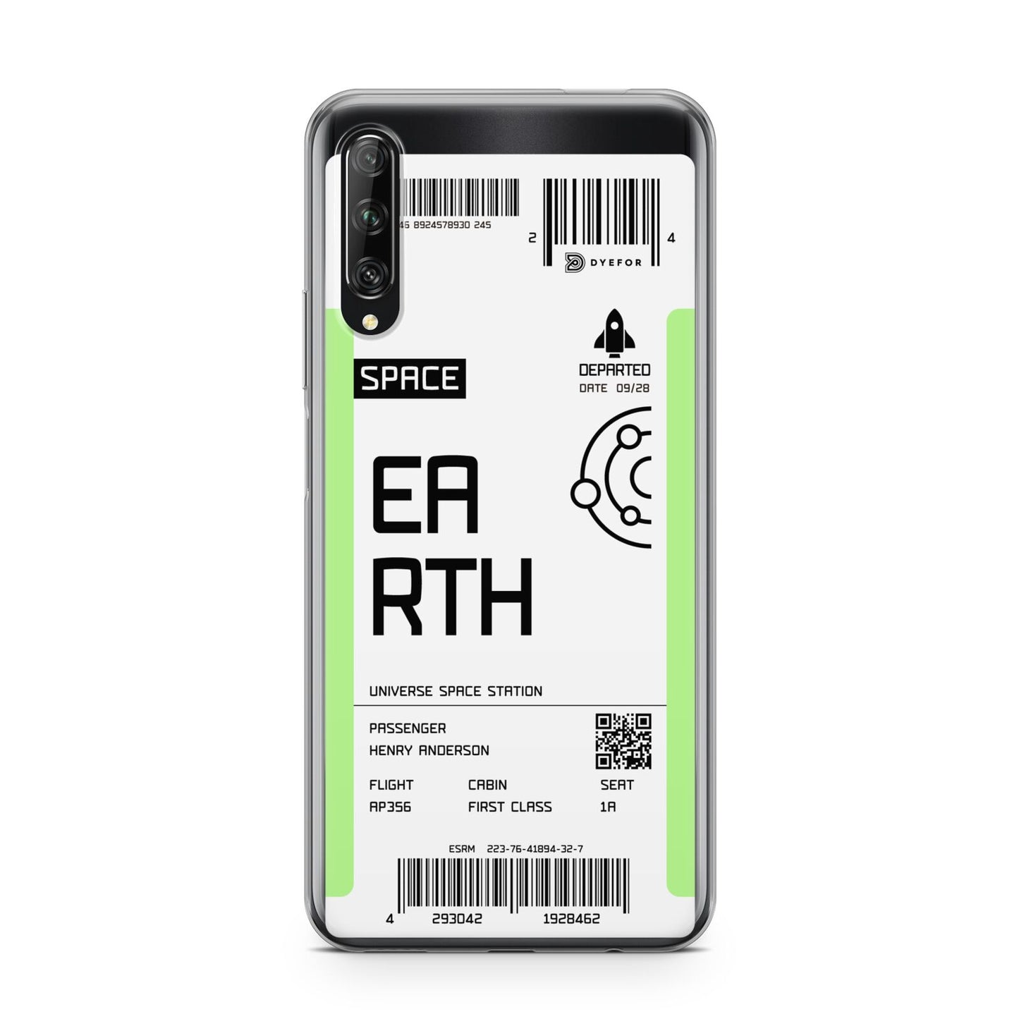 Earth Boarding Pass Huawei P Smart Pro 2019