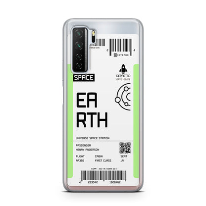 Earth Boarding Pass Huawei P40 Lite 5G Phone Case