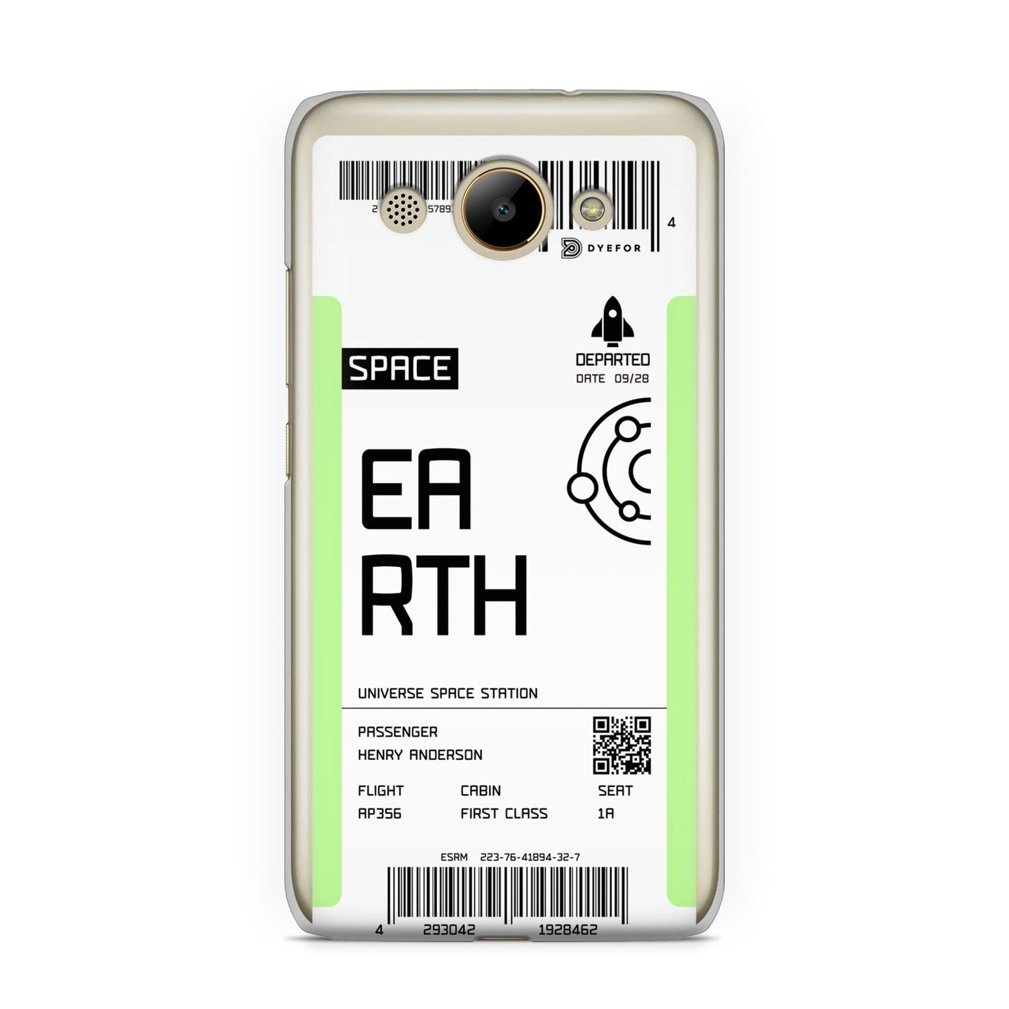 Earth Boarding Pass Huawei Y3 2017