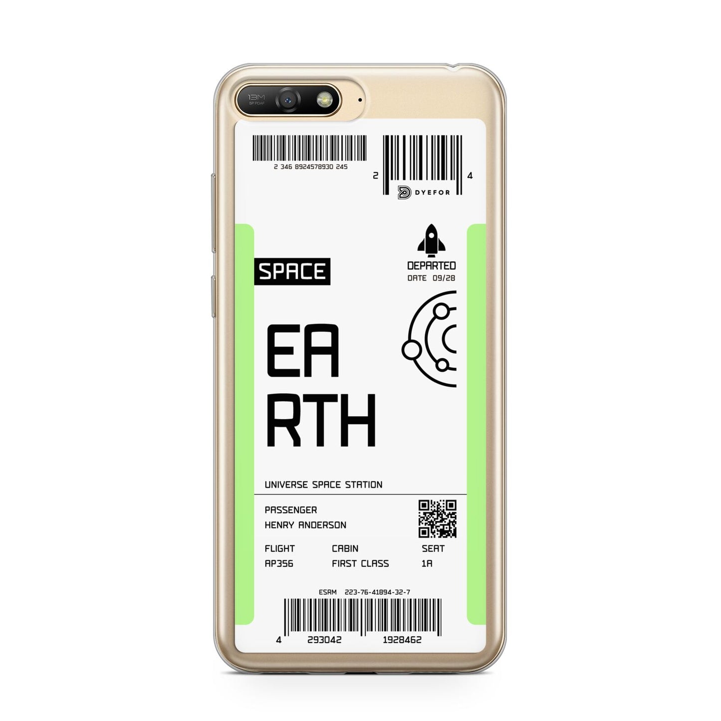 Earth Boarding Pass Huawei Y6 2018