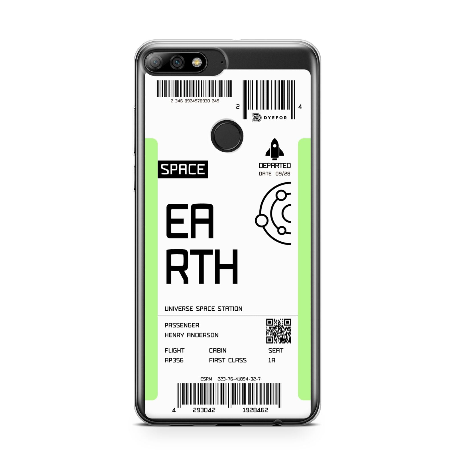 Earth Boarding Pass Huawei Y7 2018