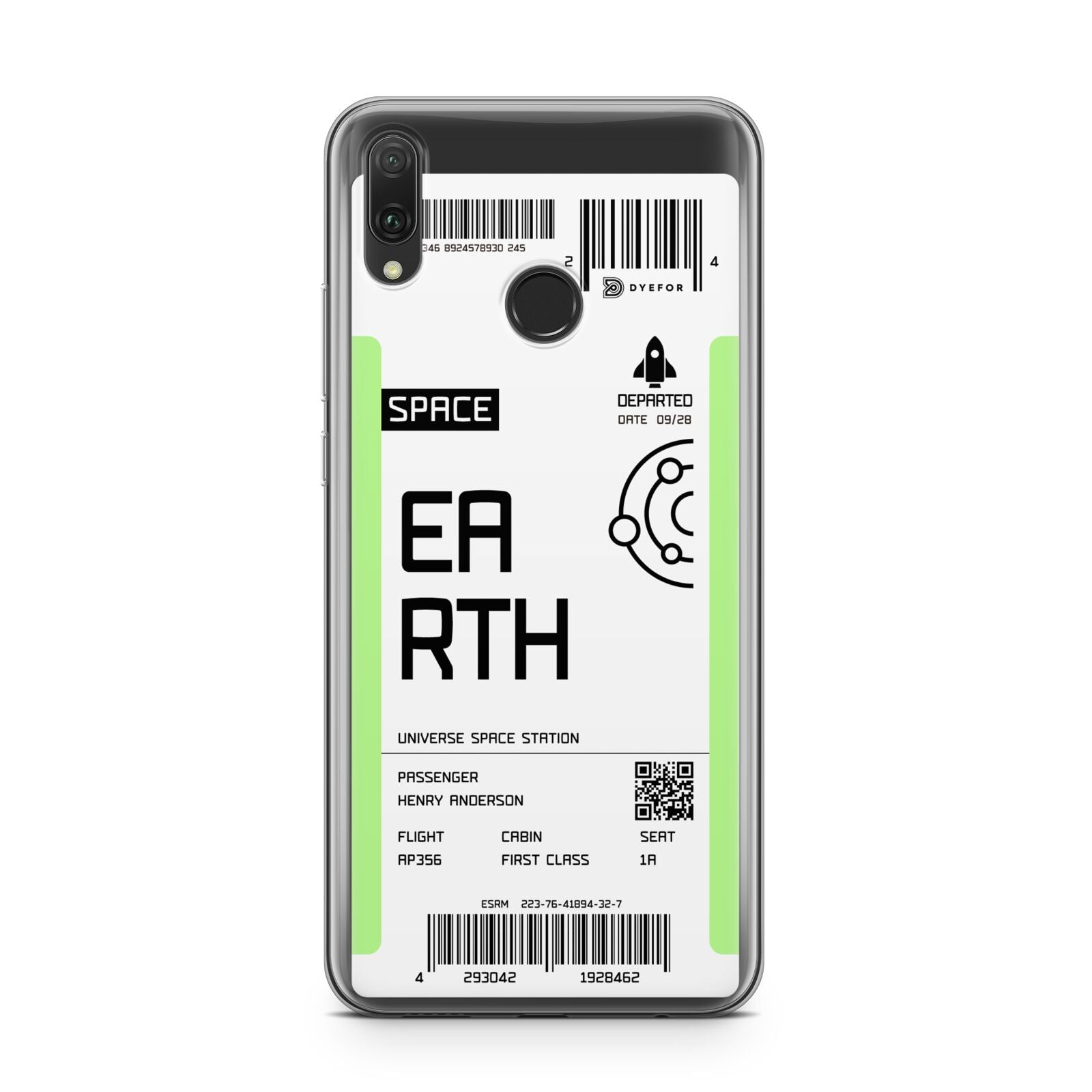 Earth Boarding Pass Huawei Y9 2019