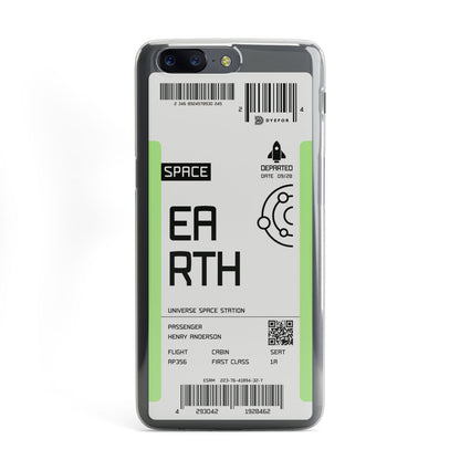 Earth Boarding Pass OnePlus Case