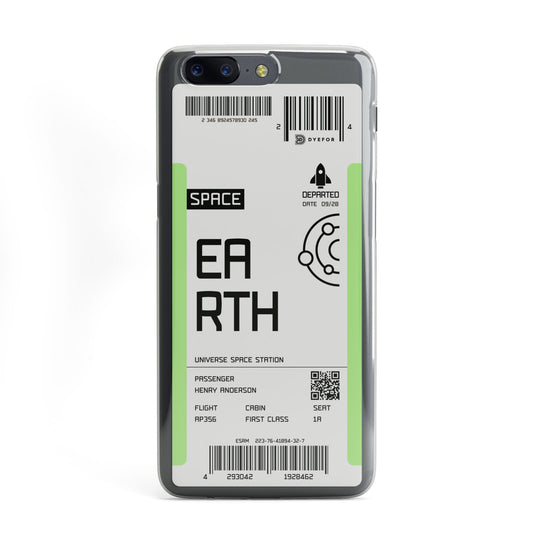 Earth Boarding Pass OnePlus Case