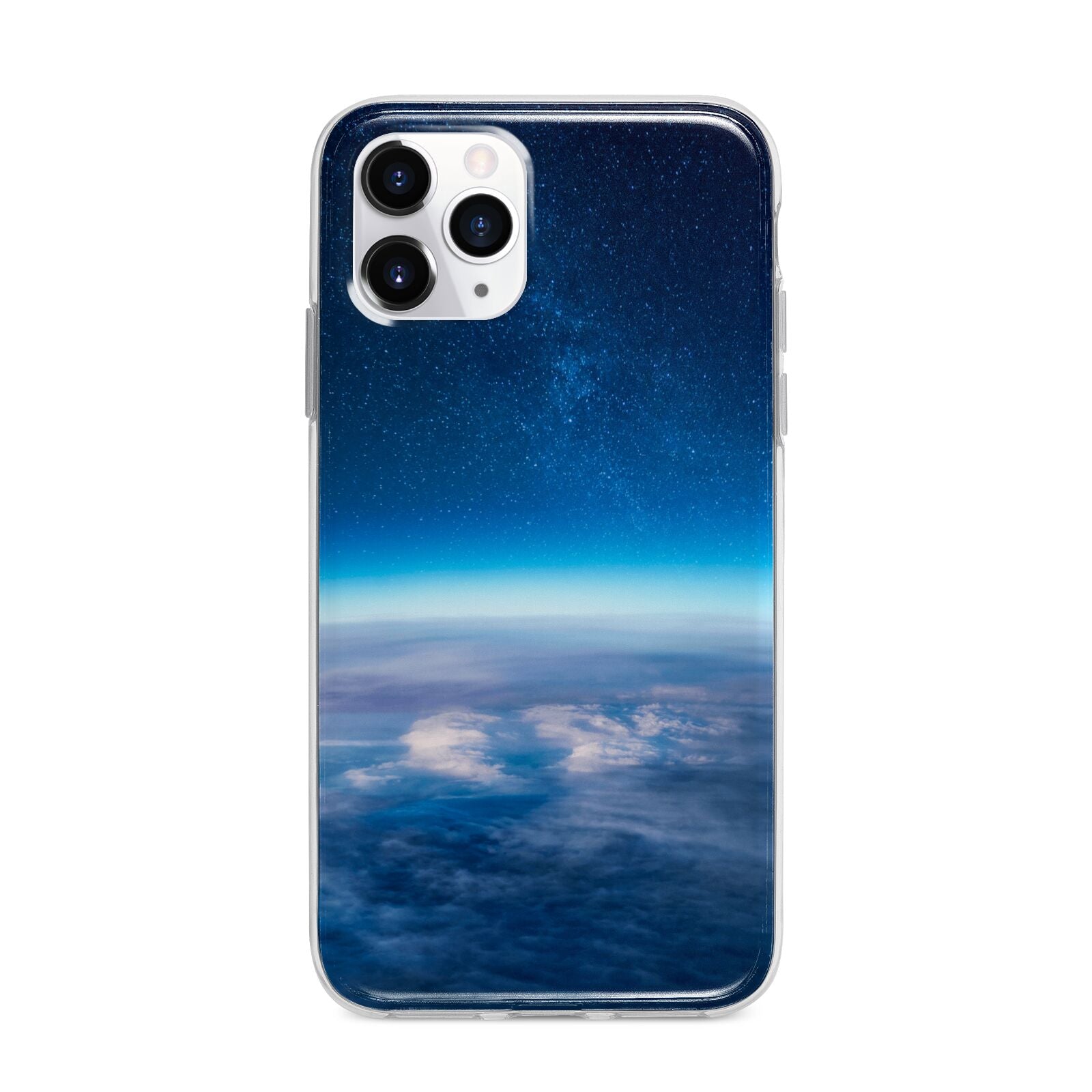 Earth In Space Apple iPhone 11 Pro Max in Silver with Bumper Case