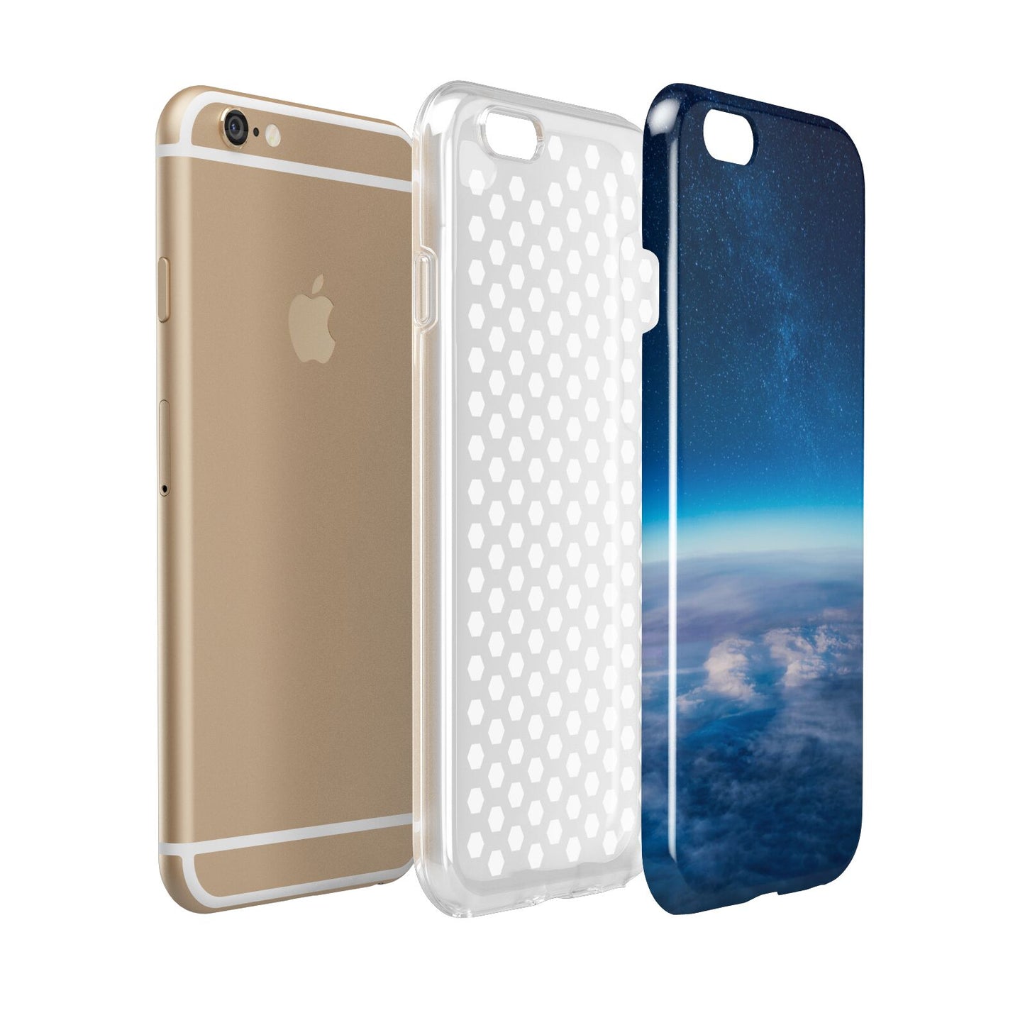 Earth In Space Apple iPhone 6 3D Tough Case Expanded view