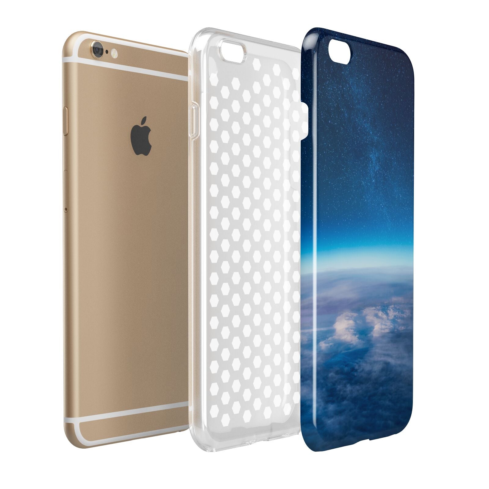 Earth In Space Apple iPhone 6 Plus 3D Tough Case Expand Detail Image