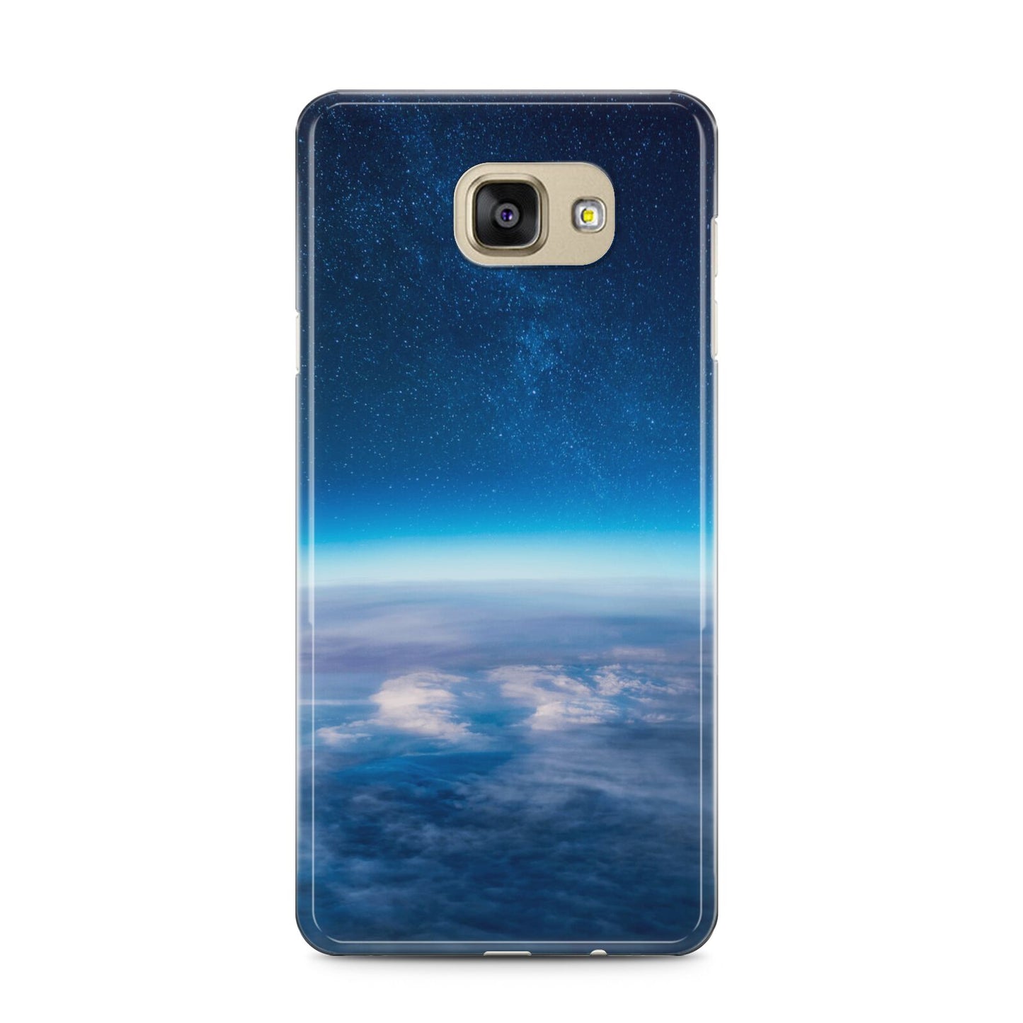 Earth In Space Samsung Galaxy A5 2016 Case on gold phone