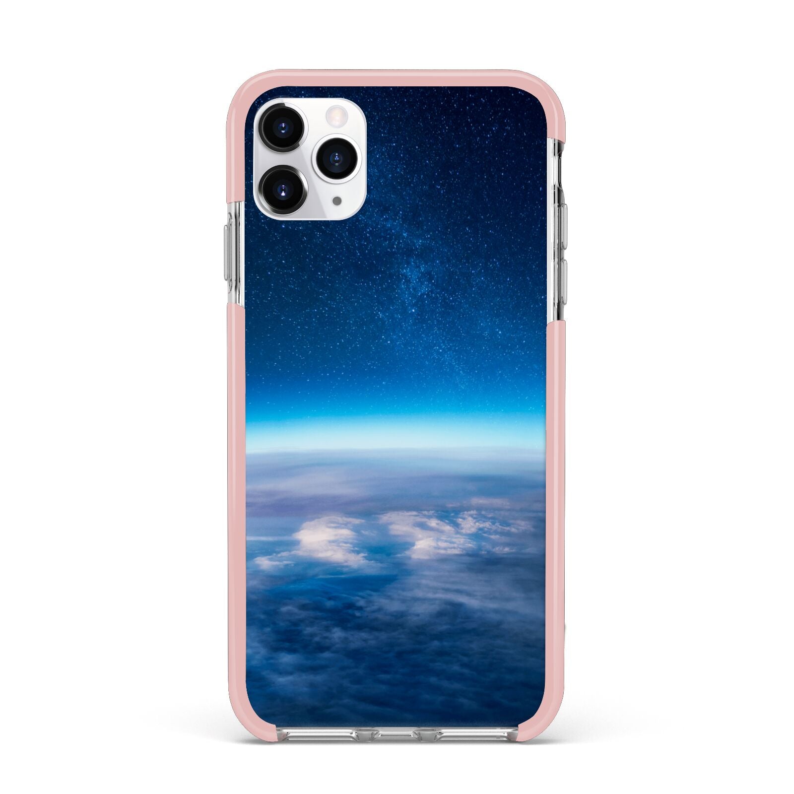 Earth In Space iPhone 11 Pro Max Impact Pink Edge Case