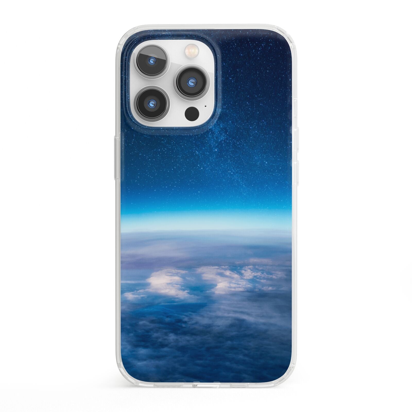 Earth In Space iPhone 13 Pro Clear Bumper Case