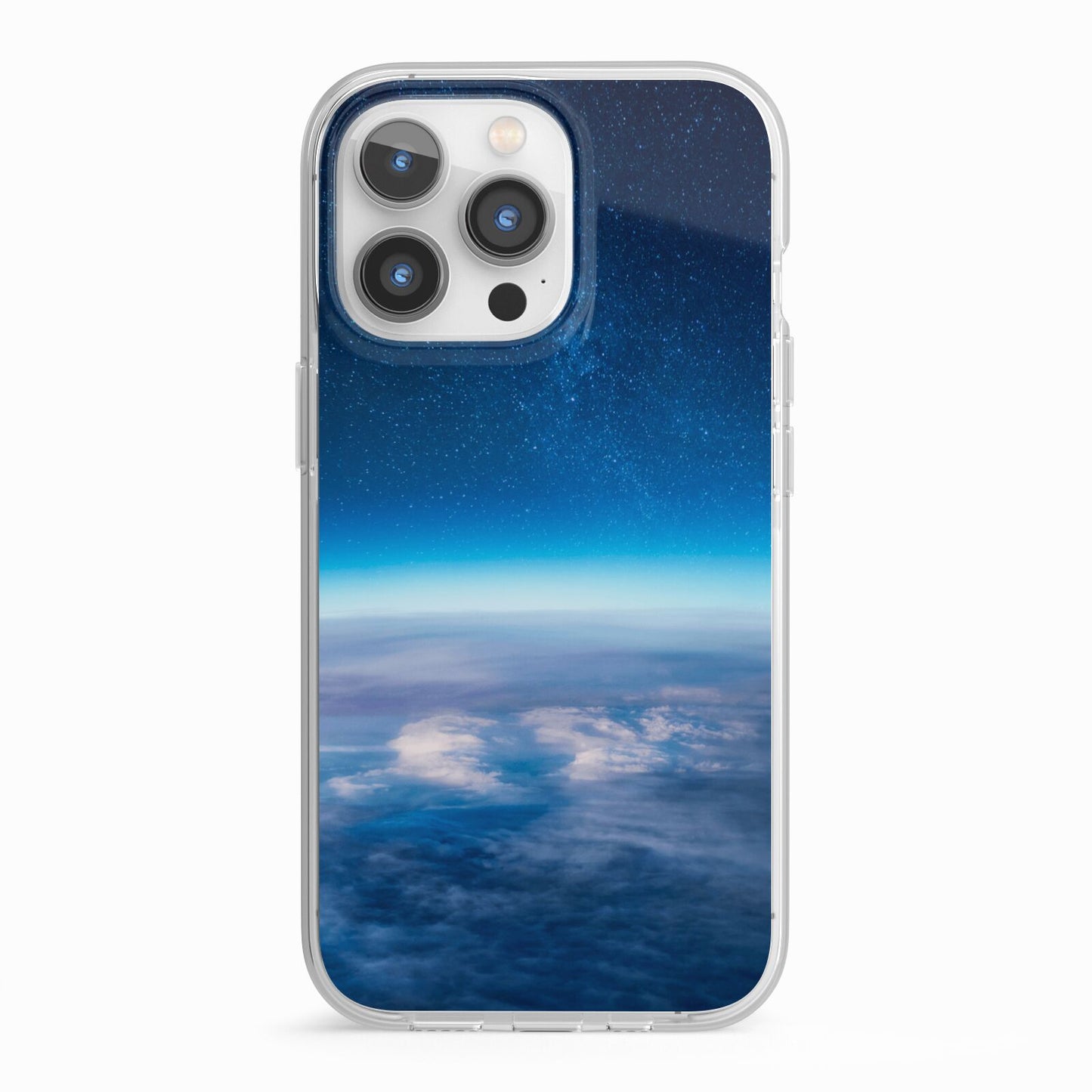 Earth In Space iPhone 13 Pro TPU Impact Case with White Edges