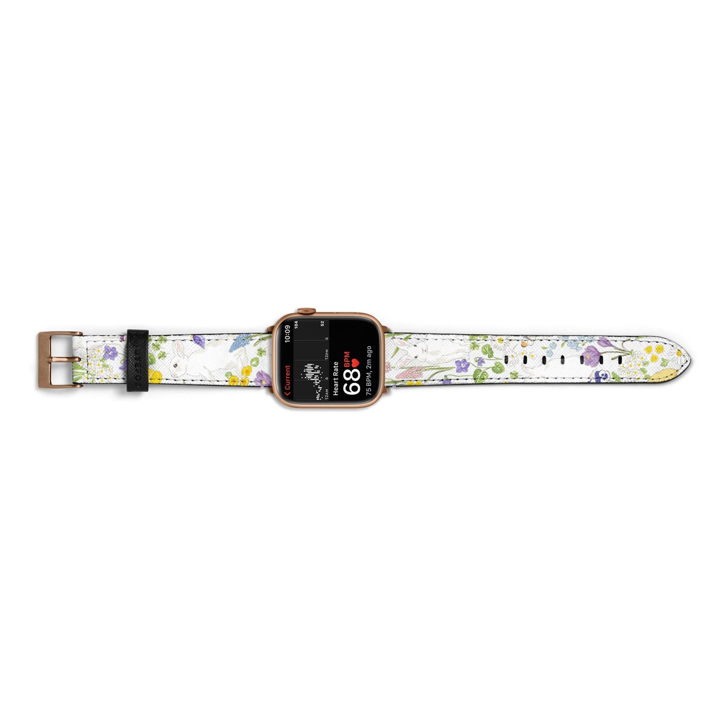 Easter Apple Watch Strap Size 38mm Landscape Image Gold Hardware