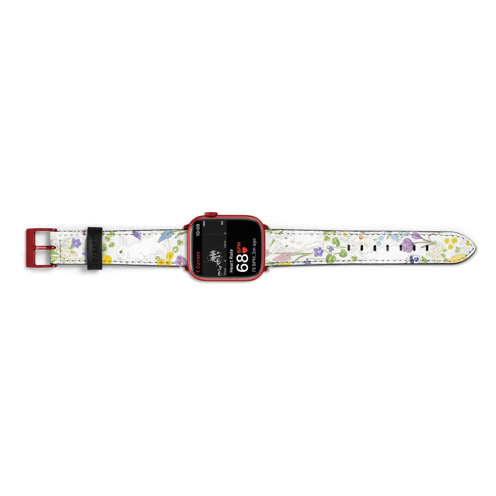 Easter Apple Watch Strap Size 38mm Landscape Image Red Hardware