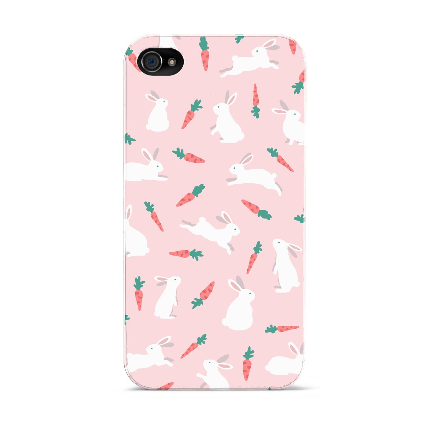 Easter Bunny And Carrot Apple iPhone 4s Case