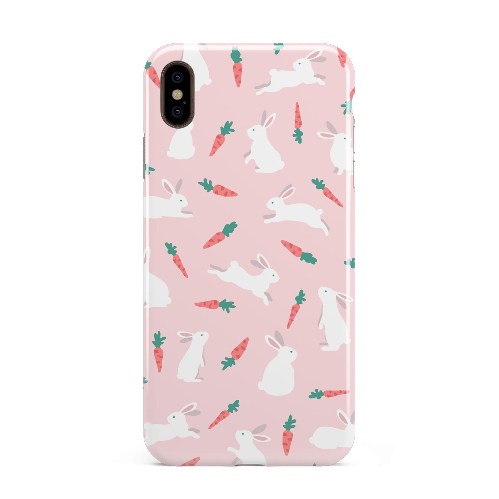 Easter Bunny And Carrot Apple iPhone Xs Max 3D Tough Case