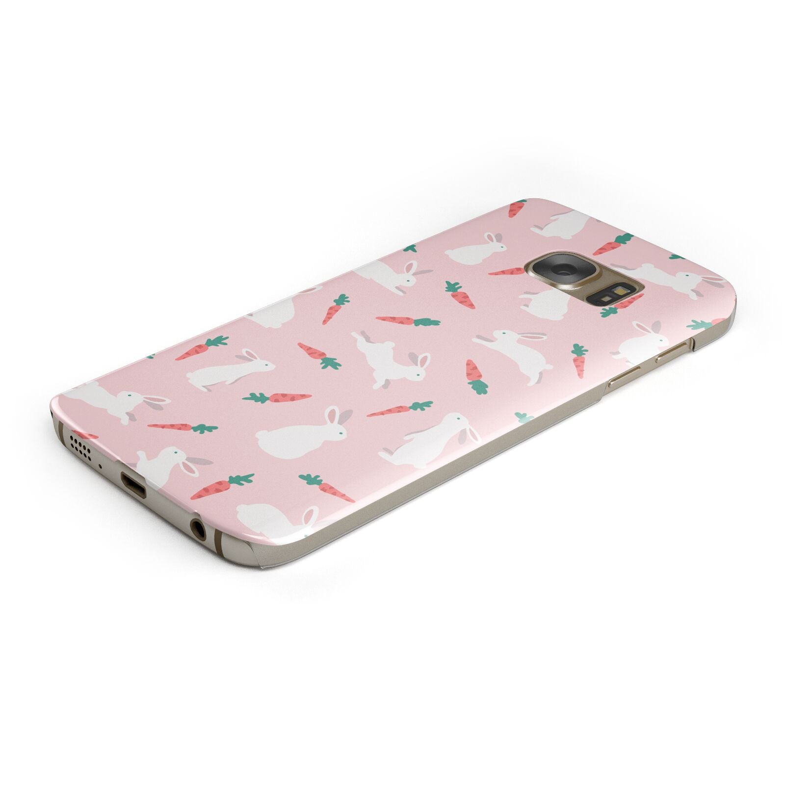 Easter Bunny And Carrot Samsung Galaxy Case Bottom Cutout