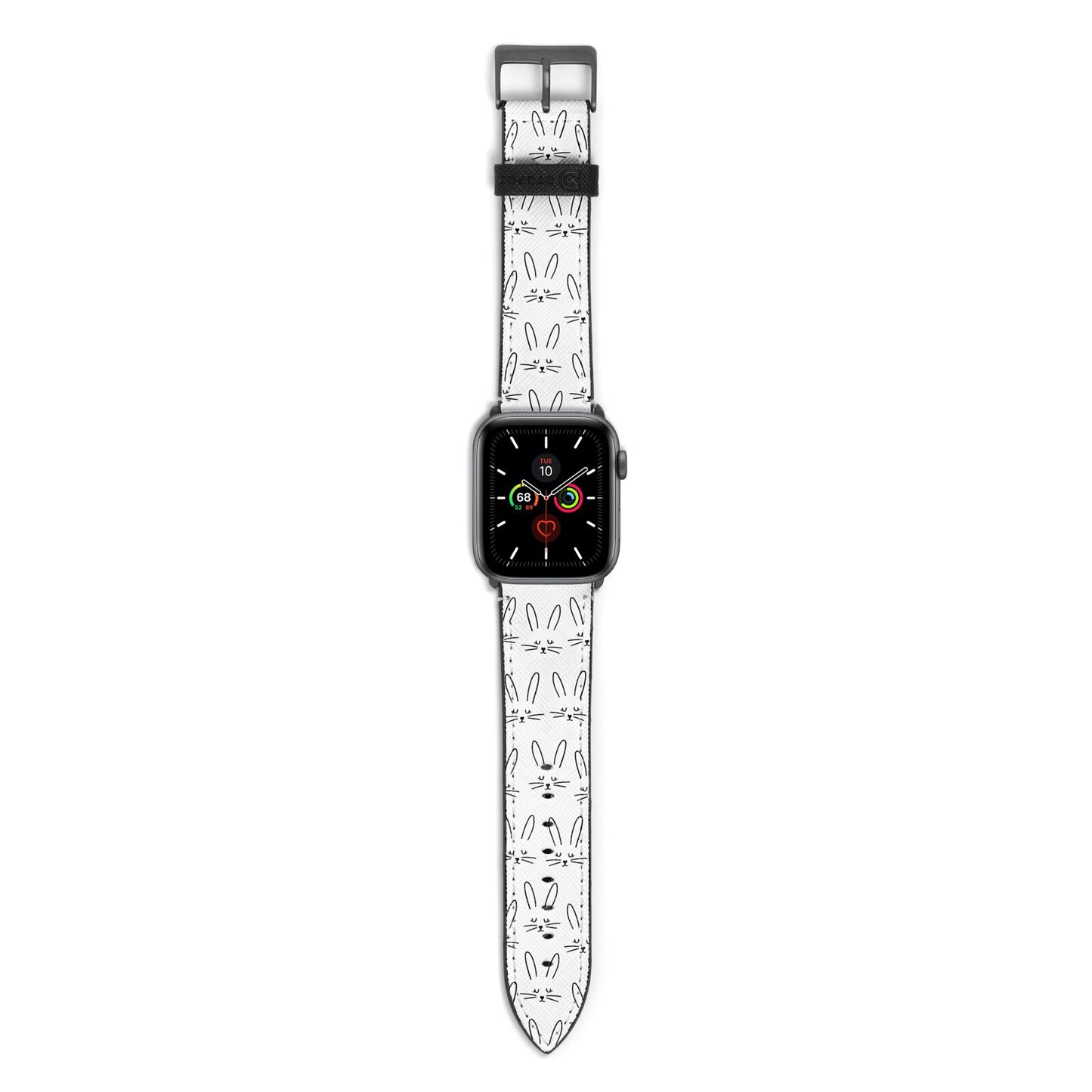 Easter Bunny Apple Watch Strap with Space Grey Hardware