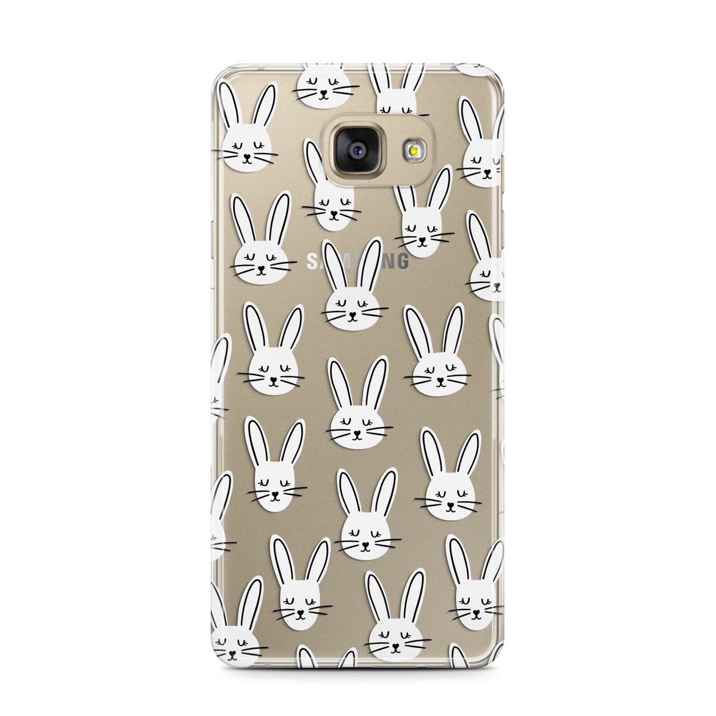 Easter Bunny Samsung Galaxy A7 2016 Case on gold phone