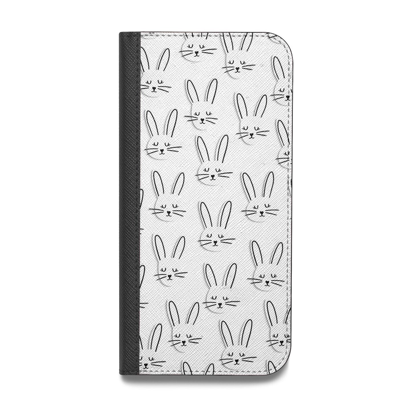 Easter Bunny Vegan Leather Flip iPhone Case