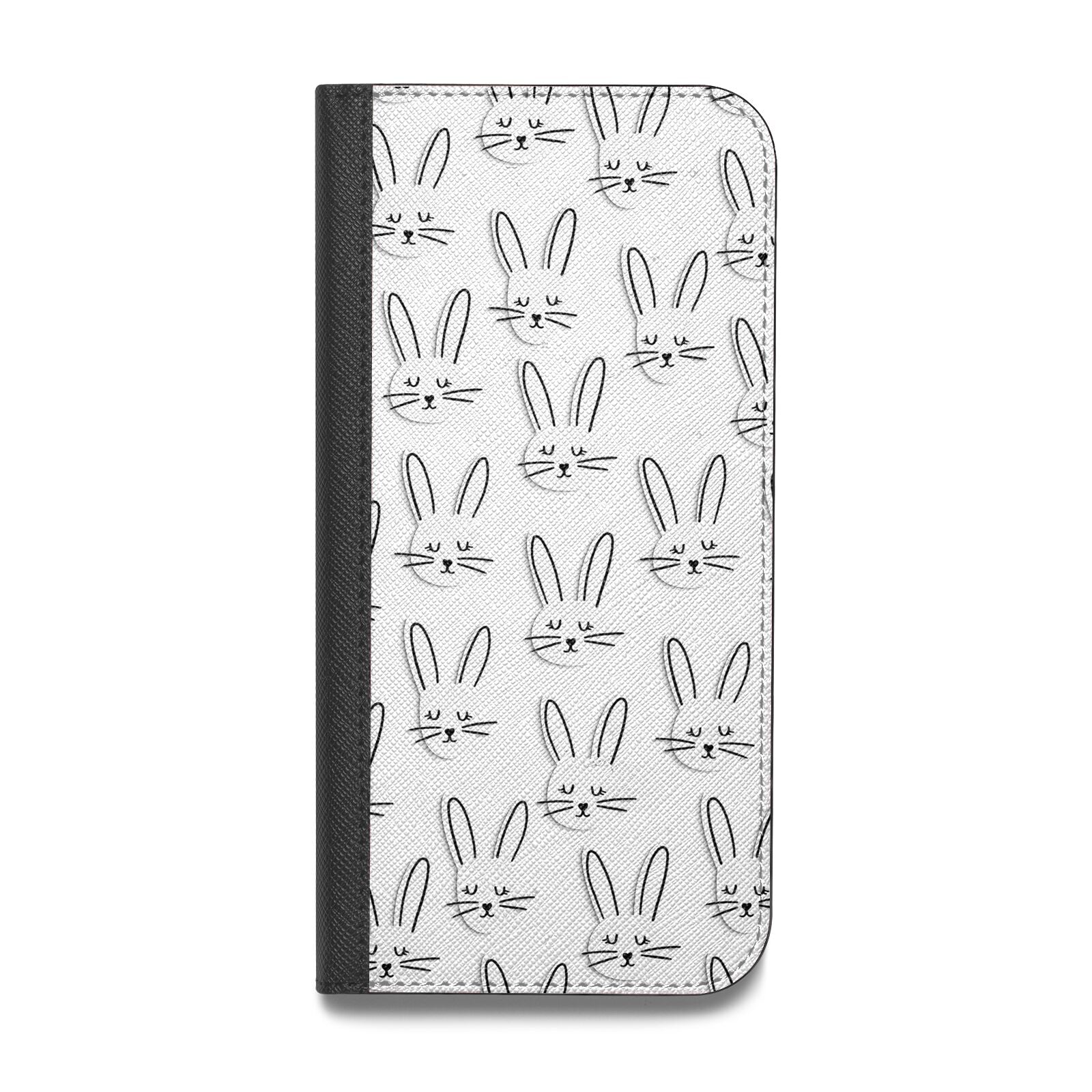 Easter Bunny Vegan Leather Flip iPhone Case