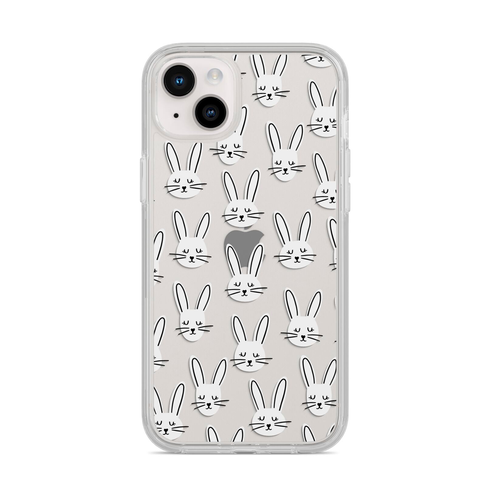 Easter Bunny iPhone 14 Plus Clear Tough Case Starlight