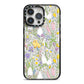 Easter iPhone 14 Pro Max Black Impact Case on Silver phone