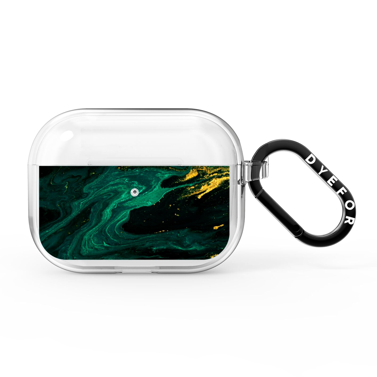 Emerald Green AirPods Pro Clear Case