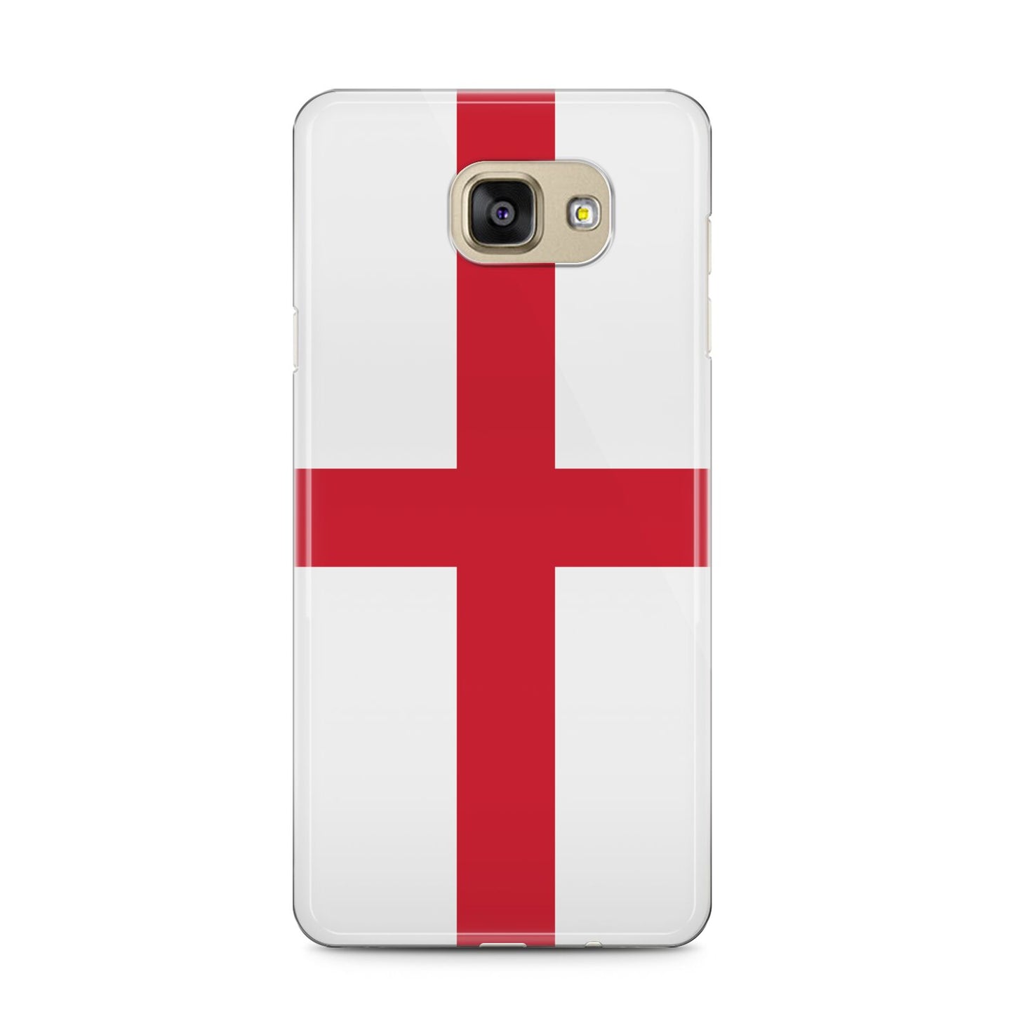 England Flag Samsung Galaxy A5 2016 Case on gold phone