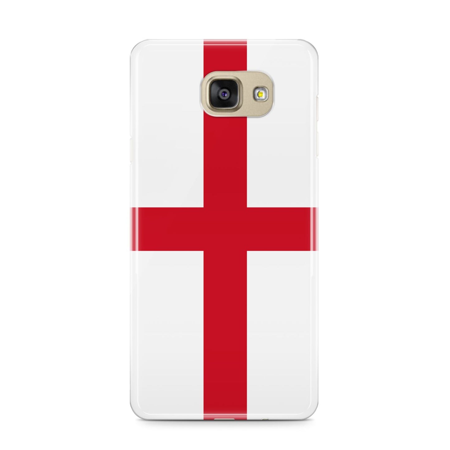 England Flag Samsung Galaxy A9 2016 Case on gold phone