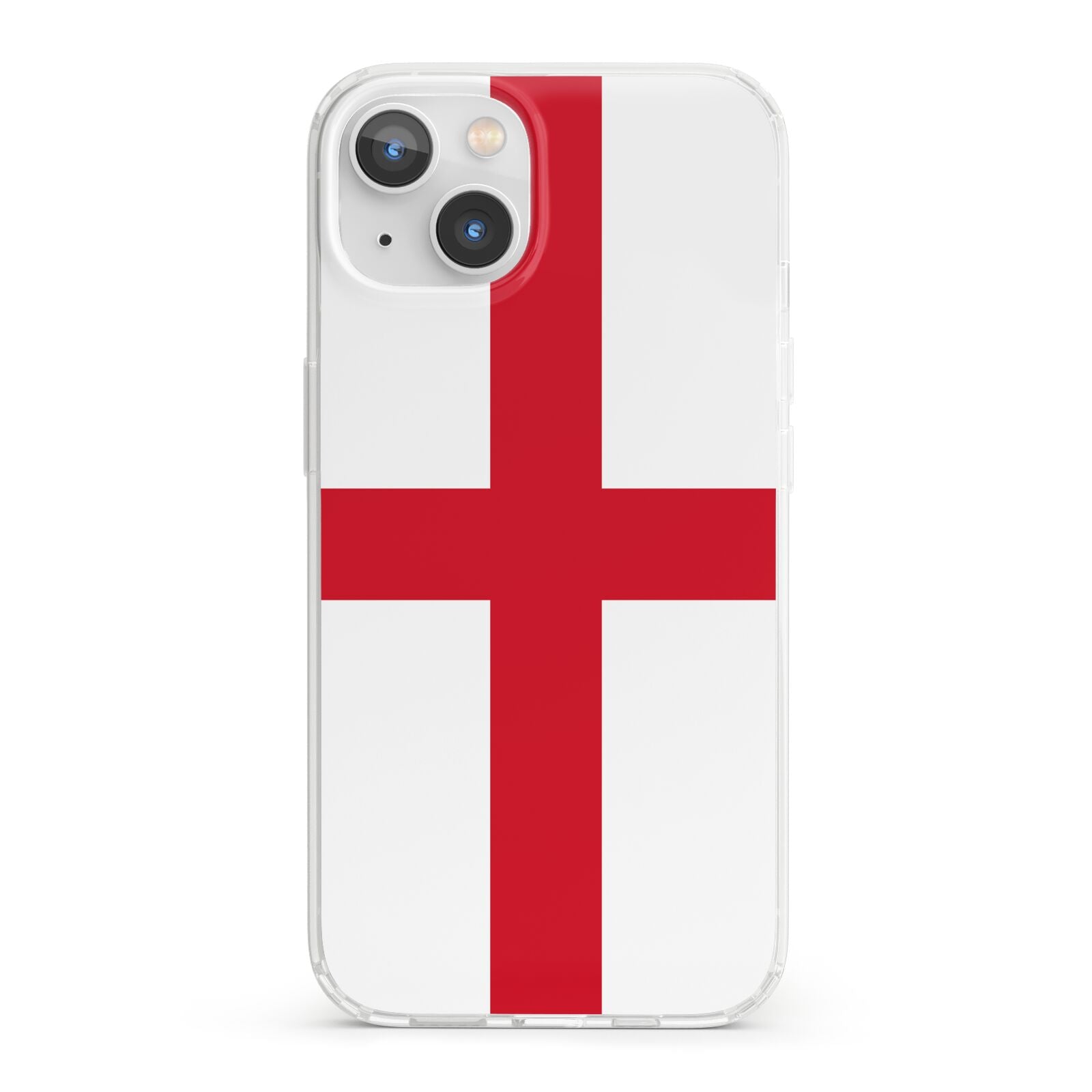 England Flag iPhone 13 Clear Bumper Case