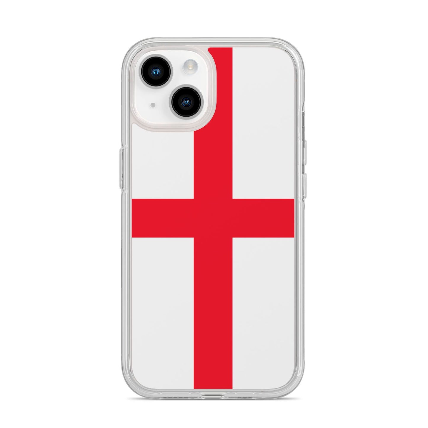 England Flag iPhone 14 Clear Tough Case Starlight