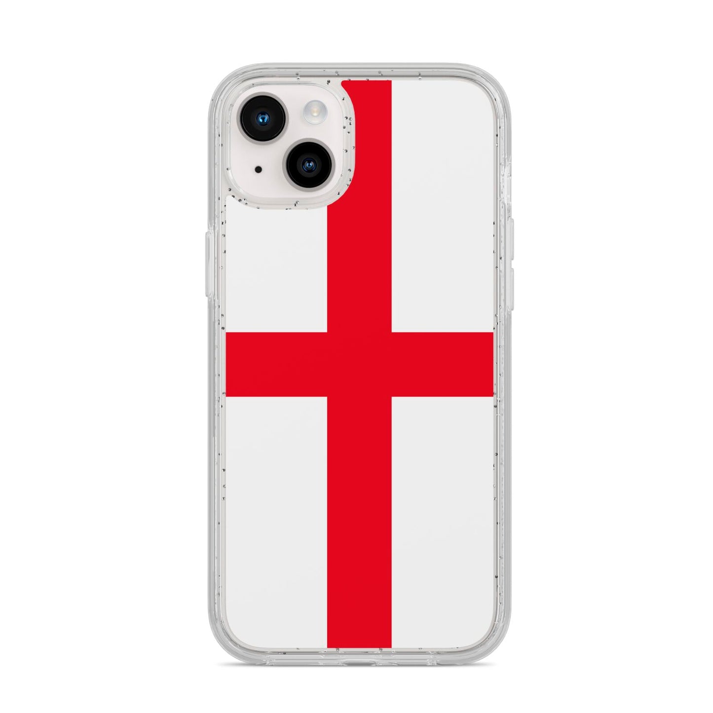 England Flag iPhone 14 Plus Glitter Tough Case Starlight