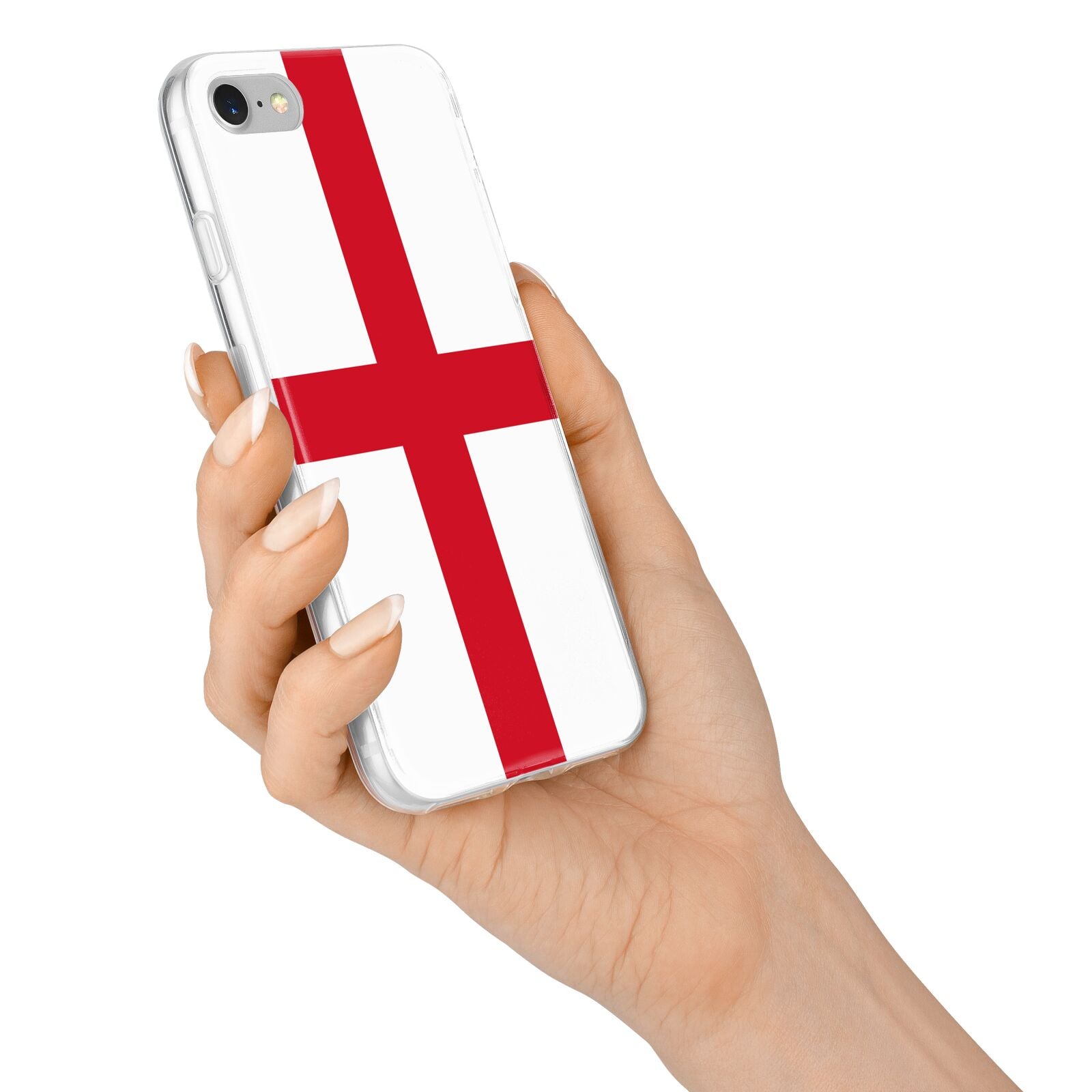 England Flag iPhone 7 Bumper Case on Silver iPhone Alternative Image