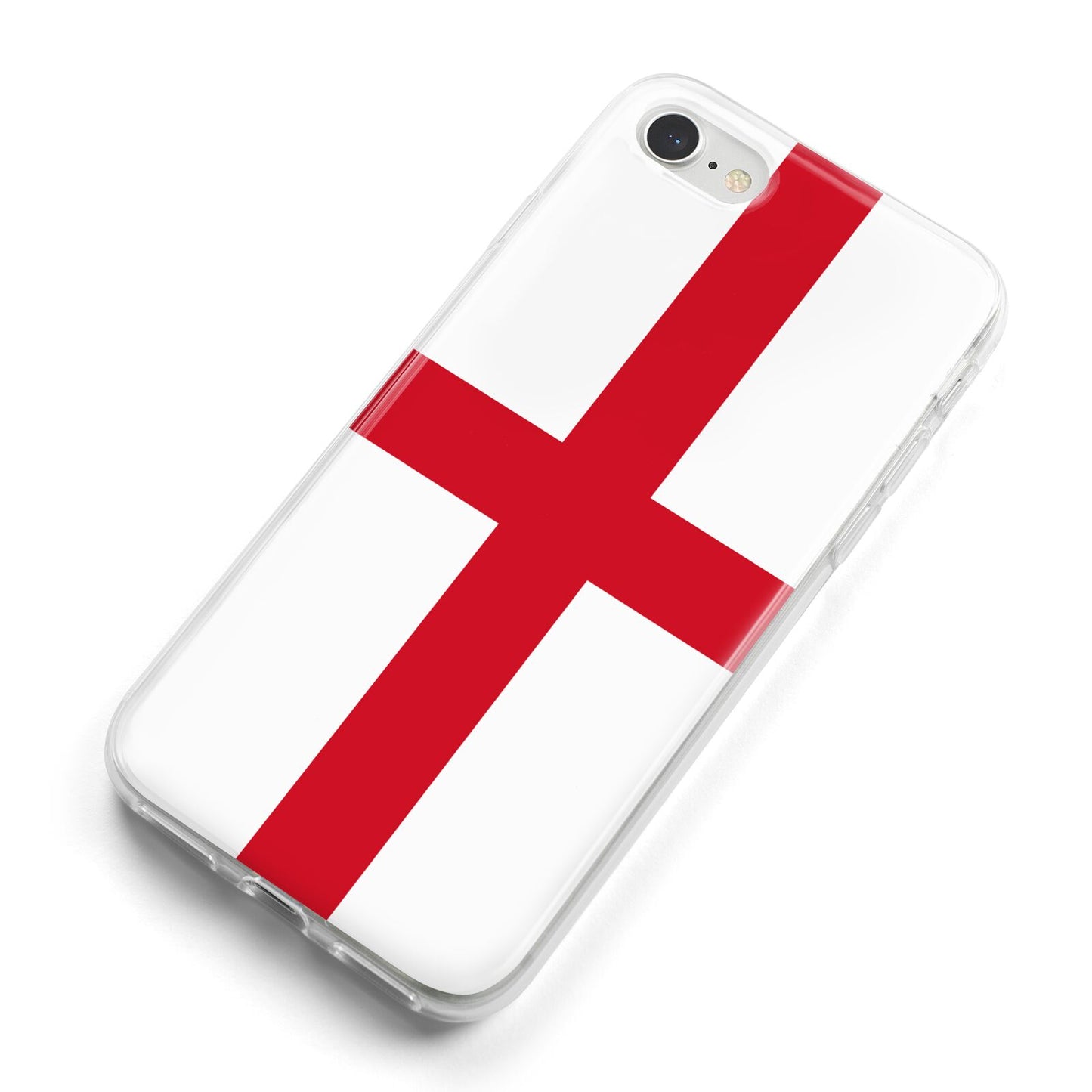 England Flag iPhone 8 Bumper Case on Silver iPhone Alternative Image