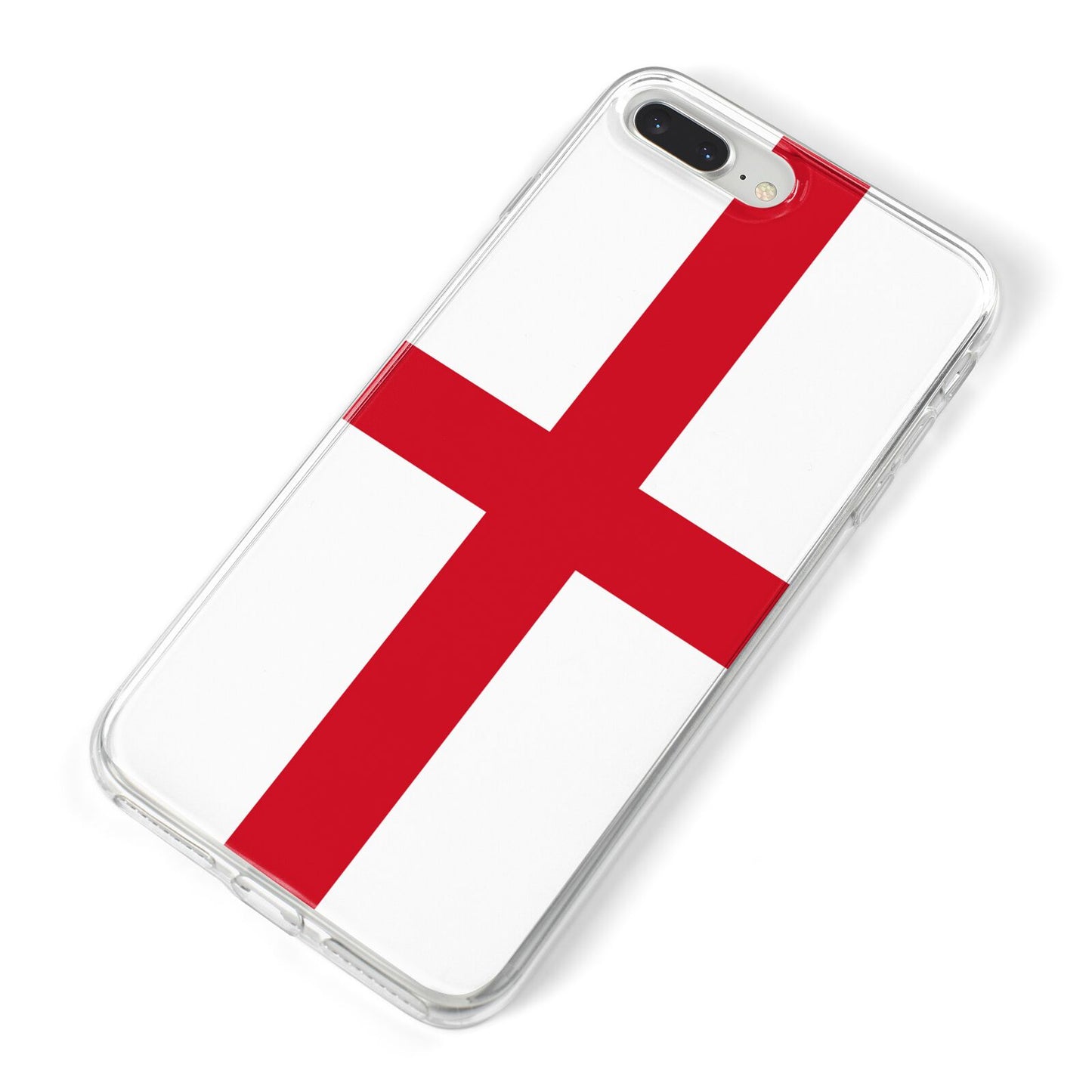 England Flag iPhone 8 Plus Bumper Case on Silver iPhone Alternative Image