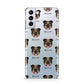 English Bulldog Icon with Name Samsung S21 Plus Phone Case