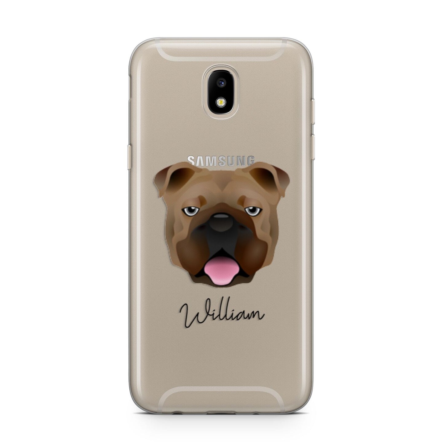 English Bulldog Personalised Samsung J5 2017 Case