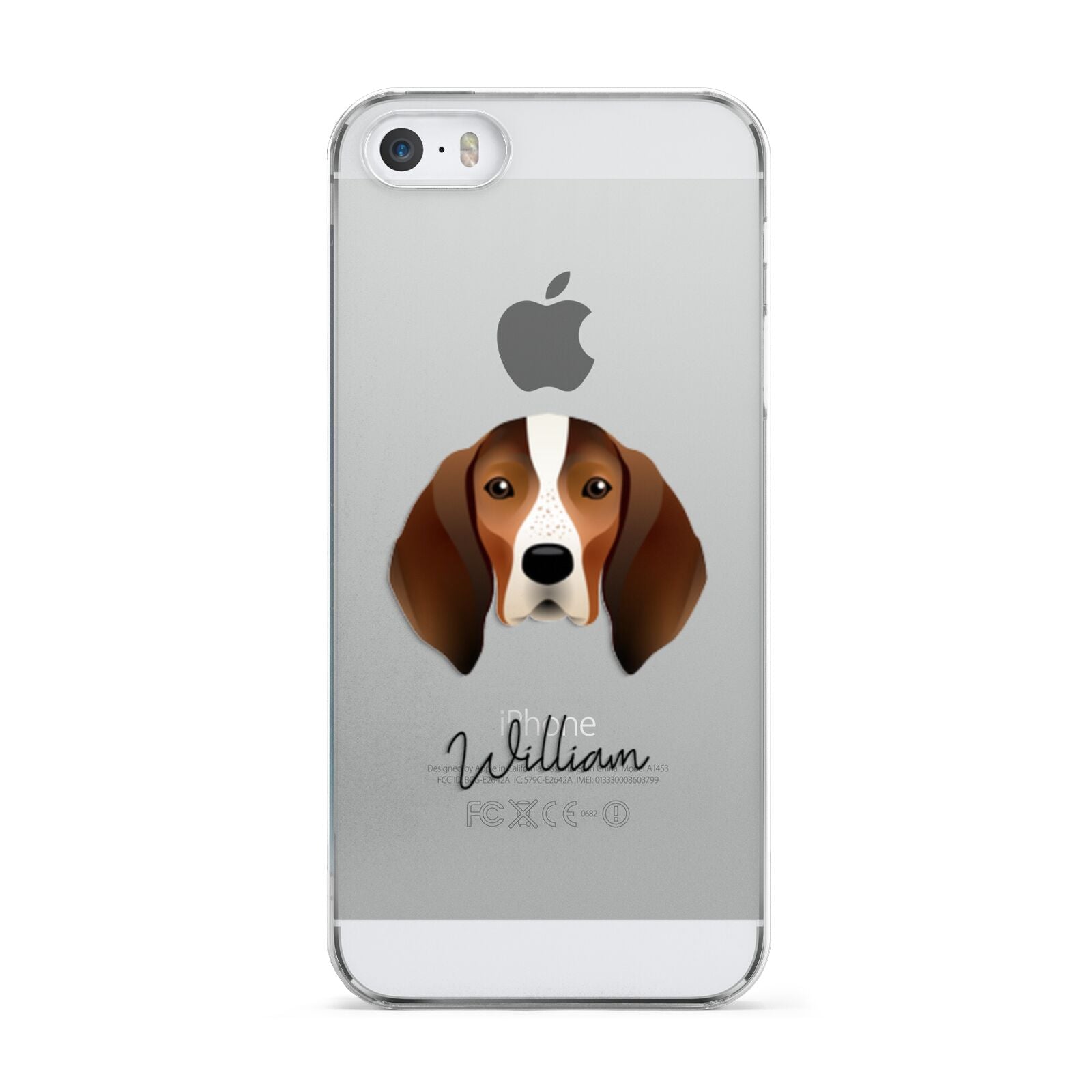 English Coonhound Personalised Apple iPhone 5 Case