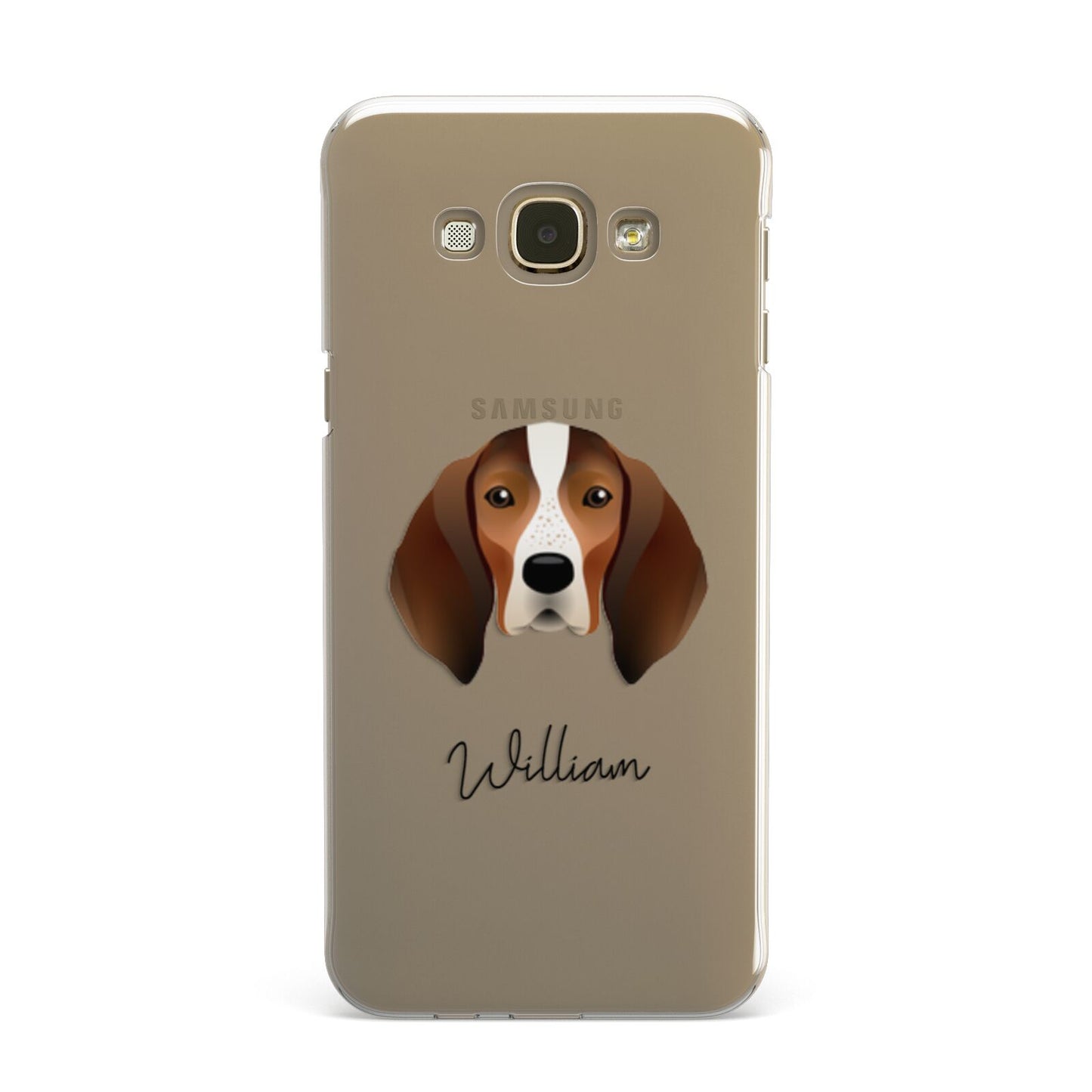 English Coonhound Personalised Samsung Galaxy A8 Case