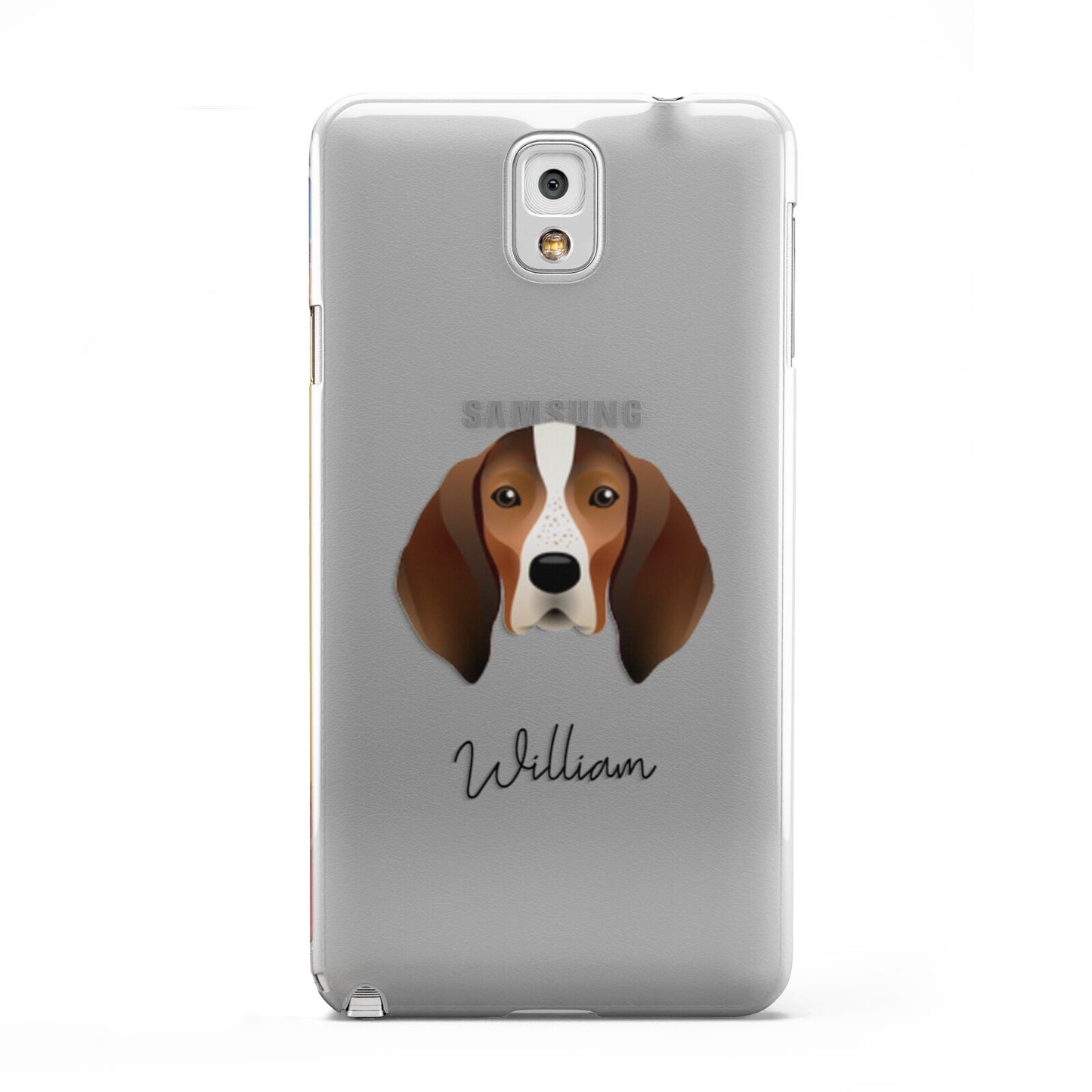 English Coonhound Personalised Samsung Galaxy Note 3 Case