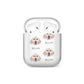 English Setter Icon with Name AirPods Case
