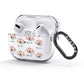 English Setter Icon with Name AirPods Glitter Case 3rd Gen Side Image
