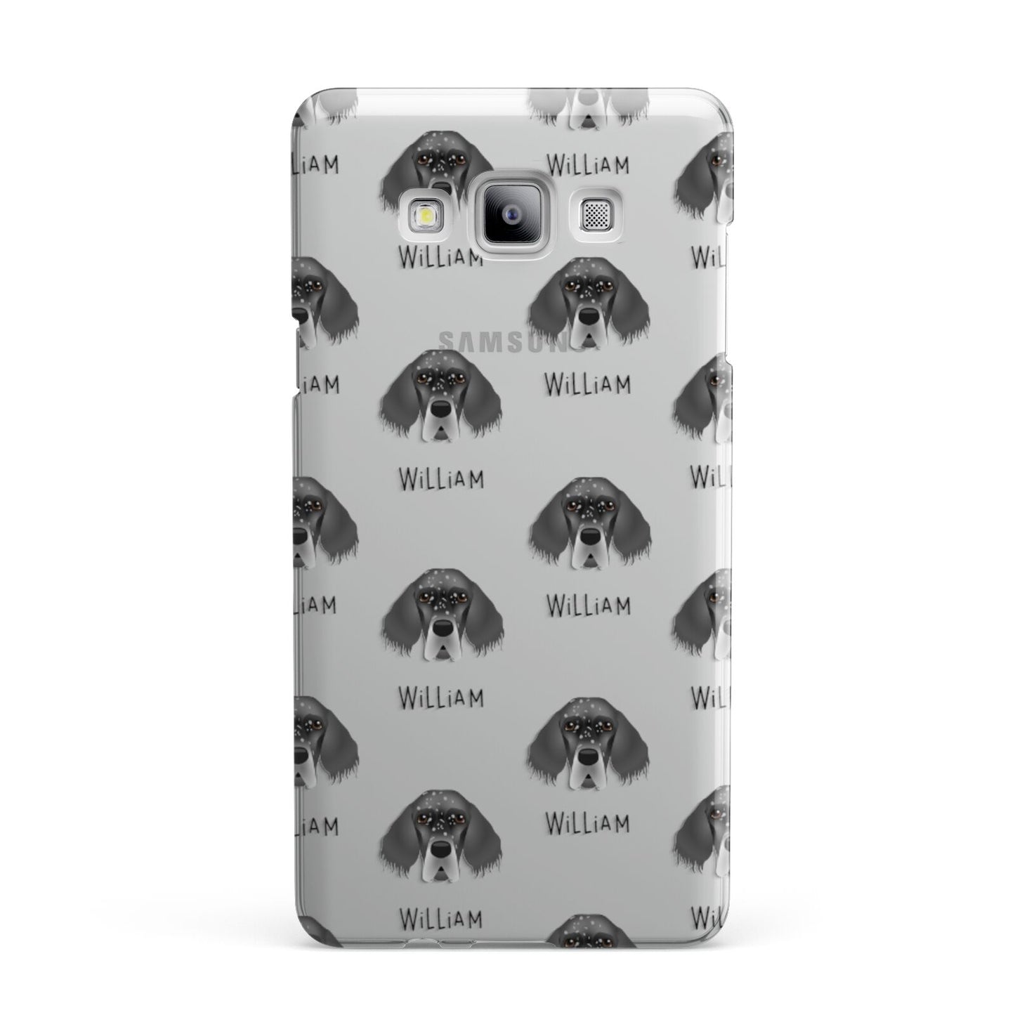 English Setter Icon with Name Samsung Galaxy A7 2015 Case