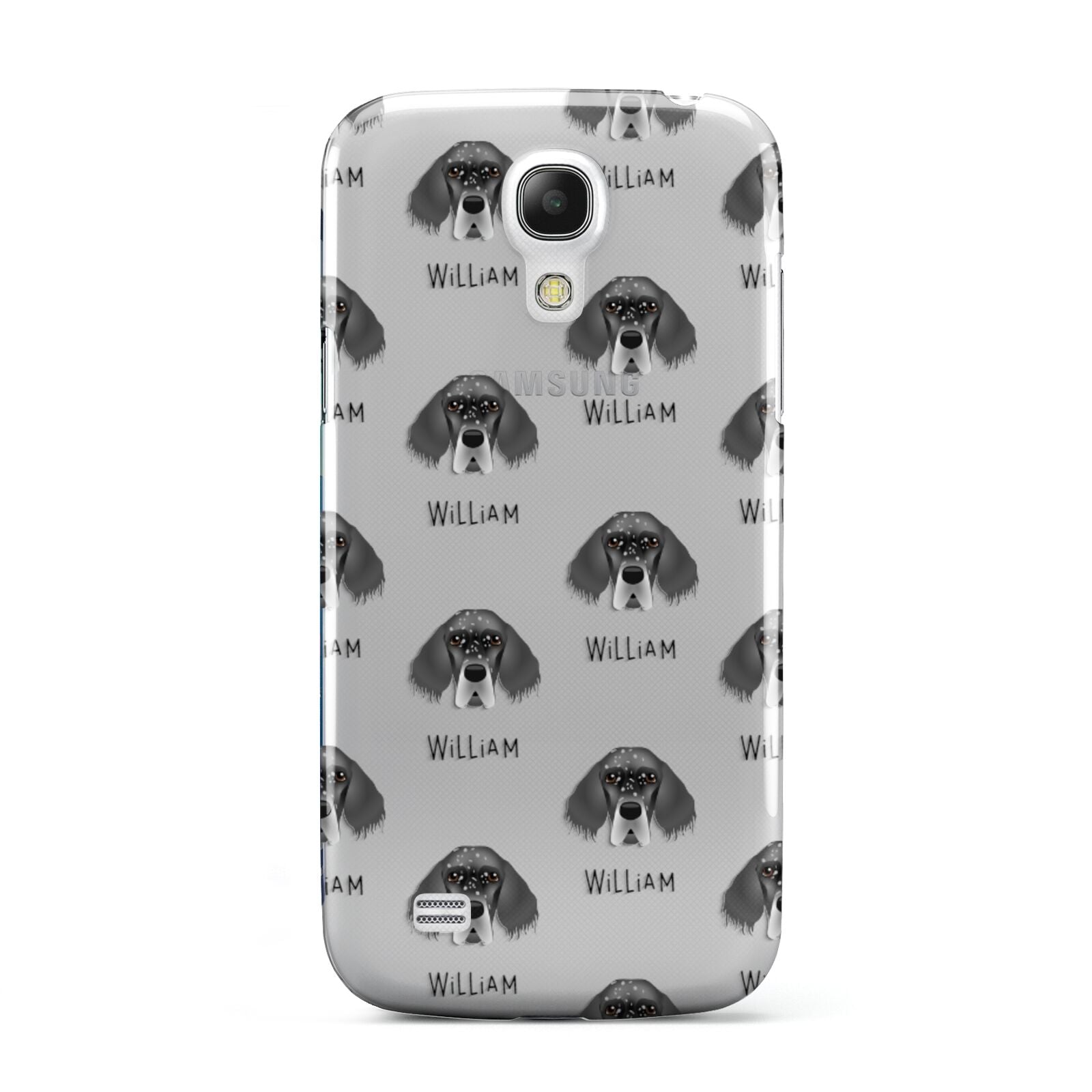 English Setter Icon with Name Samsung Galaxy S4 Mini Case