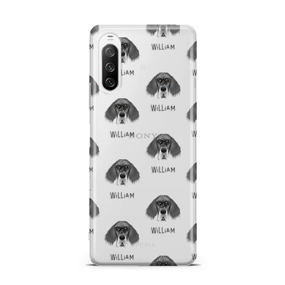 English Setter Icon with Name Sony Xperia 10 III Case